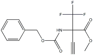 2-(Benzyloxycarbonylamino)-2-trifluoromethyl-3-butynoic acid methyl ester