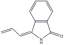 3-(2-プロペニリデン)イソインドリン-1-オン 化学構造式