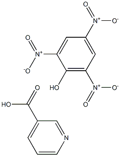 Pyridine-3-carboxylic acid picrate Structure