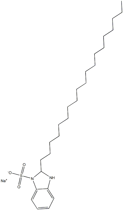 2,3-Dihydro-2-nonadecyl-1H-benzimidazole-1-sulfonic acid sodium salt