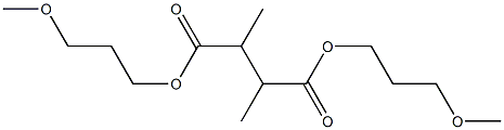 2,3-Dimethylsuccinic acid bis(3-methoxypropyl) ester Struktur