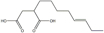 2-(5-Octenyl)succinic acid 结构式