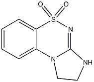 2,3-Dihydro-1H-imidazo[2,1-c][1,2,4]benzothiadiazine 5,5-dioxide,,结构式