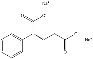 [R,(-)]-2-Phenylglutaric acid disodium salt Structure