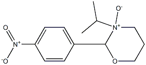 2-(4-Nitrophenyl)-3-isopropyl-tetrahydro-2H-1,3-oxazine 3-oxide