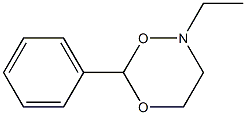 2-Ethyl-6-phenyl-3,4-dihydro-2H-1,5,2-dioxazine 结构式