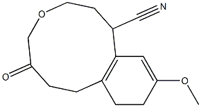 1-Cyano-11-methoxy-1,2,3,4,6,7,8,9-octahydro-5-benzoxacycloundecin-6-one|