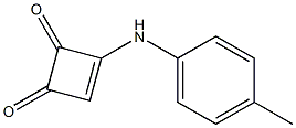 3-(4-Methylphenylamino)-3-cyclobutene-1,2-dione Structure