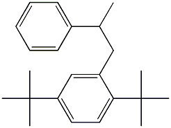 1-(2,5-Di-tert-butylphenyl)-2-phenylpropane Structure