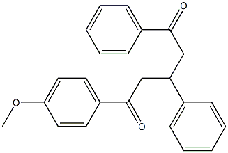 1,3-Diphenyl-5-(4-methoxyphenyl)pentane-1,5-dione Struktur