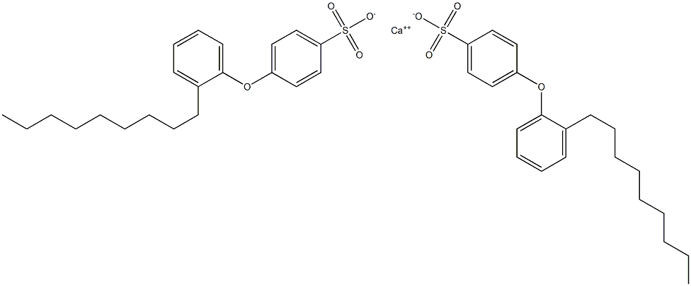 Bis[4-(2-nonylphenoxy)benzenesulfonic acid]calcium salt,,结构式