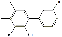 4,5-Dimethyl-1,1'-biphenyl-2,3,3'-triol,,结构式