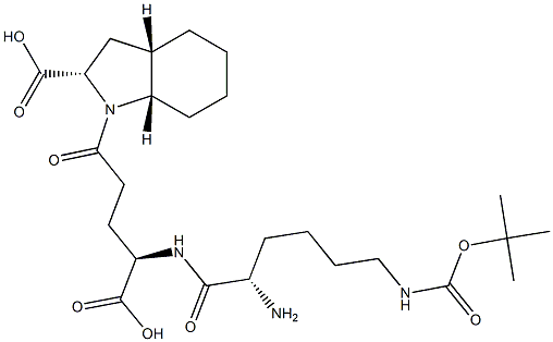 (2S,3aS,7aS)-Octahydro-1-[(4R)-4-[[(2S)-2-amino-6-tert-butoxycarbonylaminohexanoyl]amino]-4-carboxybutyryl]-1H-indole-2-carboxylic acid