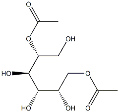 L-Glucitol 2,6-diacetate Structure