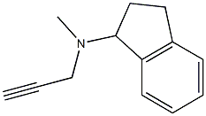 N-Methyl-N-(1-indanyl)-2-propyn-1-amine Structure