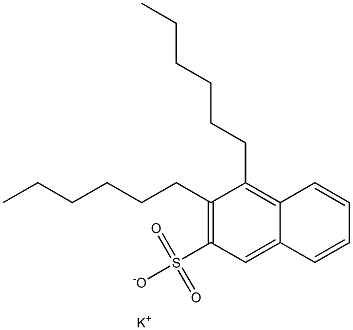 3,4-Dihexyl-2-naphthalenesulfonic acid potassium salt