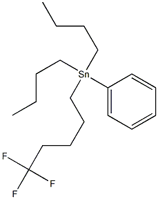 4-(Trifluoromethyl)phenyltributylstannane,,结构式