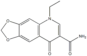  1,4-Dihydro-1-ethyl-4-oxo-6,7-(methylenedioxy)quinoline-3-carboxamide