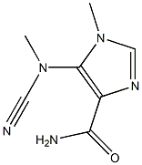 5-[Cyano(methyl)amino]-1-methyl-1H-imidazole-4-carboxamide,69265-19-6,结构式