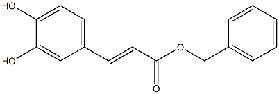 (E)-3-(3,4-Dihydroxyphenyl)propenoic acid benzyl ester Structure