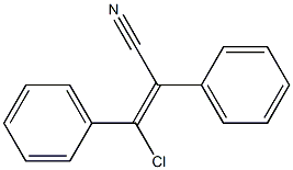 2,3-Diphenyl-3-chloropropenenitrile Struktur