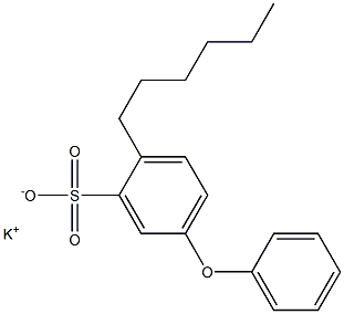  2-Hexyl-5-phenoxybenzenesulfonic acid potassium salt