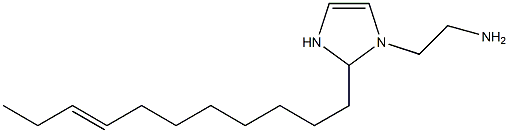 1-(2-アミノエチル)-2-(8-ウンデセニル)-4-イミダゾリン 化学構造式