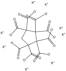 1,1,2,2,3,3,4,4-Cyclopentaneoctacarboxylic acid octapotassium salt 结构式