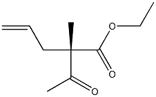 (S)-2-Methyl-2-allylacetoacetic acid ethyl ester Struktur