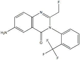 6-Amino-2-(fluoromethyl)-3-[2-(trifluoromethyl)phenyl]quinazolin-4(3H)-one