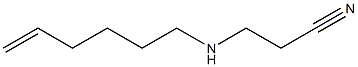 3-(5-Hexenylamino)propionitrile,,结构式