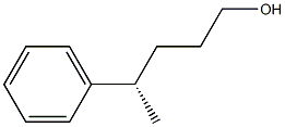 [S,(+)]-4-Phenyl-1-pentanol Structure