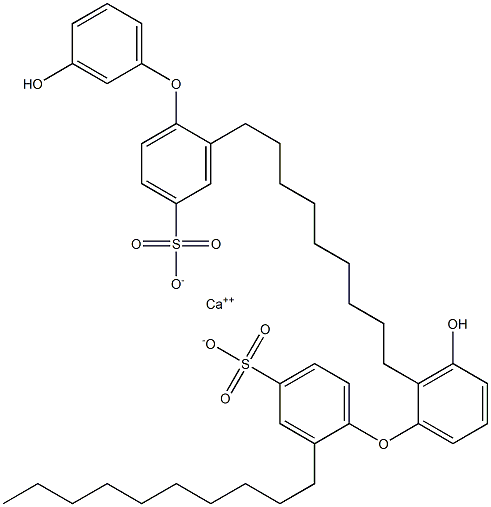 Bis(3'-hydroxy-2-decyl[oxybisbenzene]-4-sulfonic acid)calcium salt|