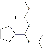 Dithiocarbonic acid O-(isopropoxycyclopentylidenemethyl)S-ethyl ester 结构式