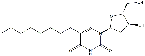 5-Octyl-2'-deoxyuridine Structure