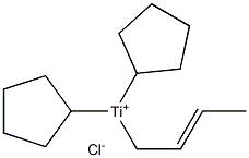 2-Butenyldicyclopentyltitanium(IV) chloride 结构式