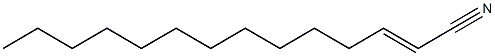 2-Tetradecenenitrile Struktur