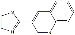 2-(Quinolin-3-yl)-4,5-dihydrothiazole Struktur