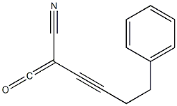 Cyano(4-phenyl-1-butynyl)ketene