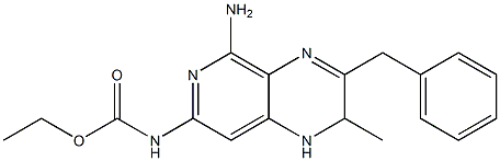  N-[(5-Amino-1,2-dihydro-3-benzyl-2-methylpyrido[3,4-b]pyrazin)-7-yl]carbamic acid ethyl ester