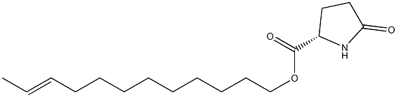 (S)-5-Oxopyrrolidine-2-carboxylic acid 10-dodecenyl ester Structure