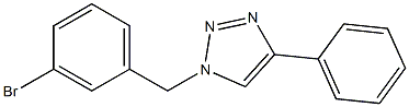 1-(3-Bromobenzyl)-4-phenyl-1H-1,2,3-triazole Structure