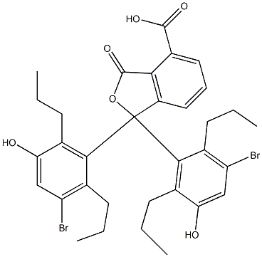 1,1-Bis(3-bromo-5-hydroxy-2,6-dipropylphenyl)-1,3-dihydro-3-oxoisobenzofuran-4-carboxylic acid