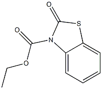 2-Oxo-2,3-dihydrobenzothiazole-3-carboxylic acid ethyl ester Struktur