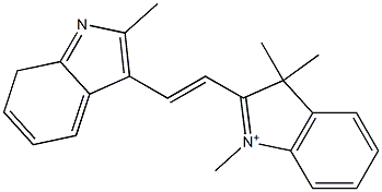  1,3,3-Trimethyl-2-[2-(2-methyl-7H-indol-3-yl)vinyl]-3H-indolium