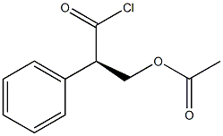 [R,(+)]-3-Acetyloxy-2-phenylpropionyl chloride Structure
