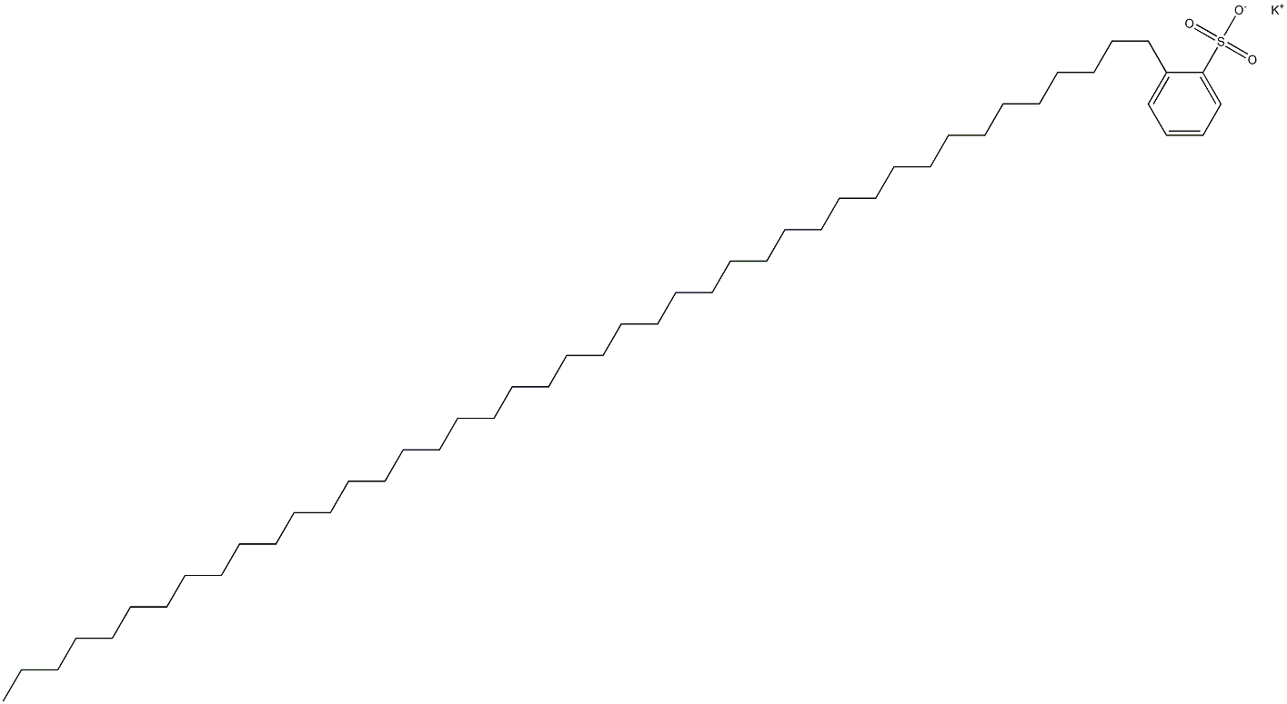 2-(Tritetracontan-1-yl)benzenesulfonic acid potassium salt 结构式