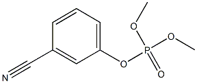 Phosphoric acid dimethyl 3-cyanophenyl ester 结构式