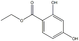 2,4-Dihydroxybenzoic acid ethyl ester,,结构式