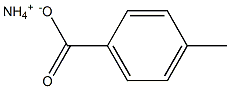 p-Toluic acid ammonium salt,,结构式